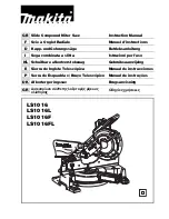 Preview for 1 page of Makita LS1016 Instruction Manual