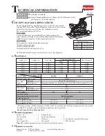 Preview for 1 page of Makita LS1016 Technical Information