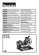 Makita LS1019 Instruction Manual предпросмотр