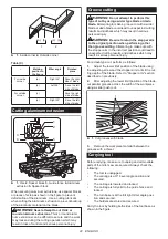 Предварительный просмотр 22 страницы Makita LS1019L Instruction Manual