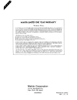 Preview for 20 page of Makita LS1020 Instruction Manual