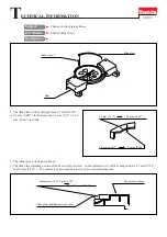 Предварительный просмотр 1 страницы Makita LS1030 Technical Information