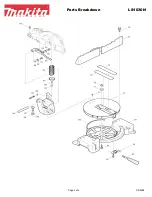 Предварительный просмотр 2 страницы Makita LS1030N Parts Breakdown