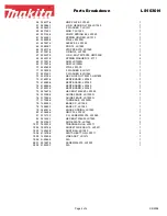 Preview for 4 page of Makita LS1030N Parts Breakdown