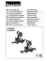 Makita LS1040F Instruction Manual предпросмотр