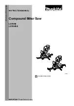 Preview for 1 page of Makita LS1040S Instruction Manual