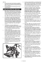 Предварительный просмотр 5 страницы Makita LS1219/1 Instruction Manual