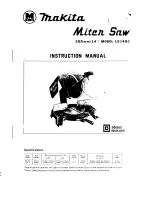 Предварительный просмотр 1 страницы Makita LS1400 Instruction Manual