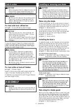 Preview for 11 page of Makita LS1440N Instruction Manual