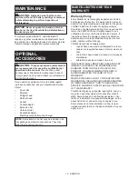 Preview for 10 page of Makita LT01 Instruction Manual