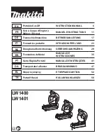 Makita LW1400 Instruction Manual предпросмотр