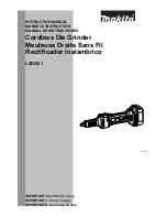 Makita LXDG01 Instruction Manual предпросмотр