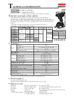 Preview for 1 page of Makita LXDT04 Technical Information