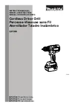 Makita LXFD05 Instruction Manual preview