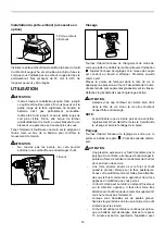 Предварительный просмотр 16 страницы Makita LXFD05 Instruction Manual