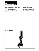 Preview for 1 page of Makita LXLM03 Instruction Manual