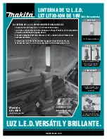 Preview for 1 page of Makita LXLM03 Spec Sheet
