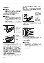 Preview for 25 page of Makita LXMT02 Instruction Manual