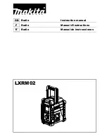 Makita LXRM02 Instruction Manual preview