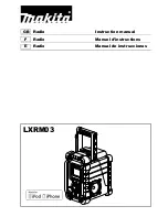 Preview for 1 page of Makita LXRM03 Instruction Manual