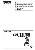 Preview for 1 page of Makita LXT DSC163 Series Instruction Manual