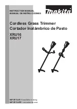 Preview for 1 page of Makita LXT XRU16 Series Instruction Manual