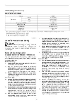 Preview for 2 page of Makita M0801 Instruction Manual