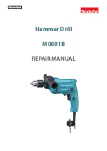 Makita M0801B Repair Manual preview