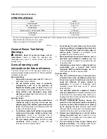 Preview for 2 page of Makita M0901 Instruction Manual