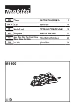 Makita M1100 Instruction Manual preview