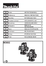 Makita M3602 Instruction Manual preview