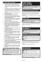 Preview for 8 page of Makita M3700 Instruction Manual