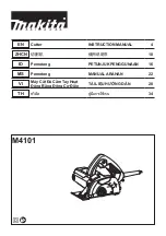 Makita M4101 Instruction Manual preview