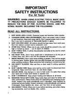 Preview for 2 page of Makita M432 Instruction Manual