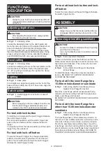 Preview for 8 page of Makita M5801 Instruction Manual