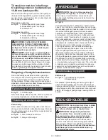 Preview for 50 page of Makita M5802 Instruction Manual