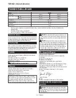 Preview for 58 page of Makita M5802 Instruction Manual