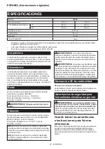 Preview for 34 page of Makita M5802B Instruction Manual