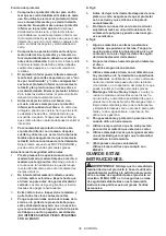 Предварительный просмотр 36 страницы Makita M5802B Instruction Manual