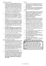 Preview for 42 page of Makita M5802B Instruction Manual