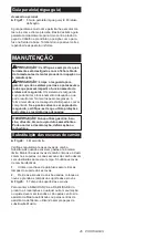 Preview for 45 page of Makita M5802B Instruction Manual