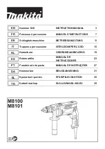 Makita M8100 Instruction Manual предпросмотр