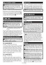 Preview for 33 page of Makita M8100KX2 Instruction Manual