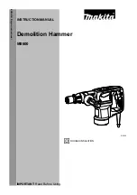 Makita M8600G Instruction Manual preview