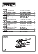 Makita M9203 Instruction Manual preview