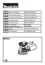 Предварительный просмотр 1 страницы Makita M9204 Instruction Manual