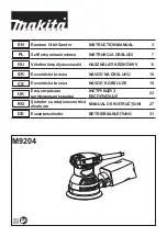 Makita M9204 Instruction Manual preview