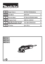 Предварительный просмотр 1 страницы Makita M9501 Instruction Manual