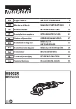 Makita M9502R Instruction Manual предпросмотр