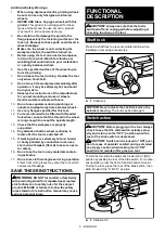 Предварительный просмотр 5 страницы Makita M9507 Instruction Manual